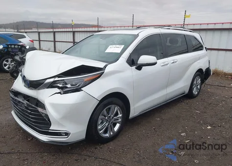 2024 Toyota Sienna Platinum из США, поврежденный, VIN 5TDESKFC3RS128272